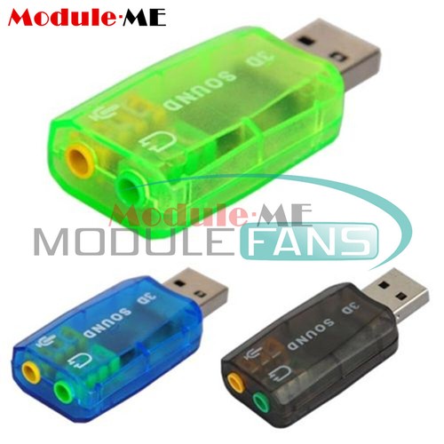 4188 Compact USB 2.0 to 3D AUDIO SOUND CARD ADAPTER VIRTUAL 5.1 CH Sound Track - Picture 3 of 7