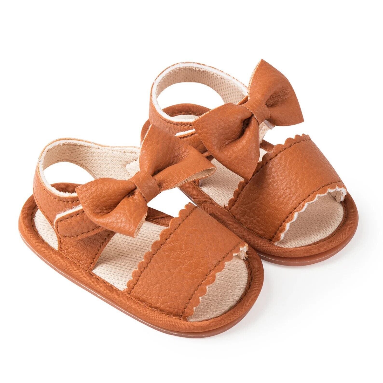 PANTOFOLA D’ORO Adorabili sandali e pantofole bambino con fiocco e suola estiva in gomma