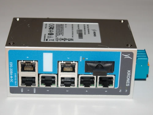 Moxa / Krones EDS-208A-M-SC Industrial Ethernet Switch 8 Ports 100MBit 100BaseFX