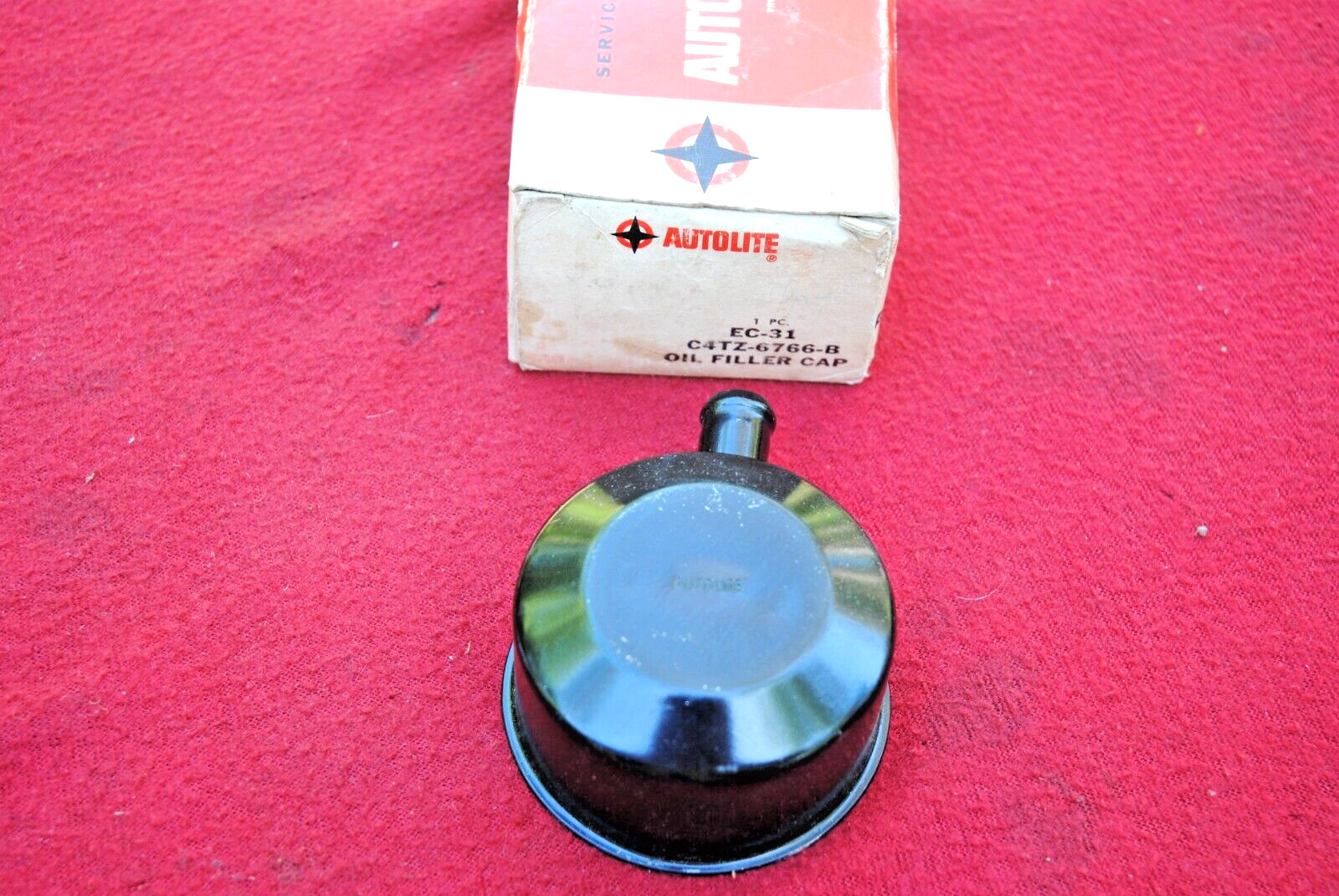 65 66 67 68 NOS FORD MUSTANG FAIRLANE BRONCO AUTOLITE OIL FILL CAP C4TZ 6766 B