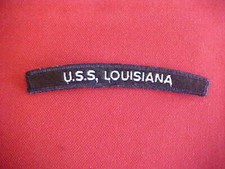 US NAVY - USS Louisiana SSBN 743 - UIM / Rocker  Submarine