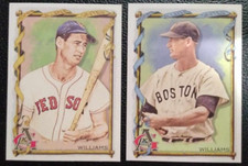 2023 Topps A&G Ted Williams High Number SP + Base Card HOF RED SOX LEGEND