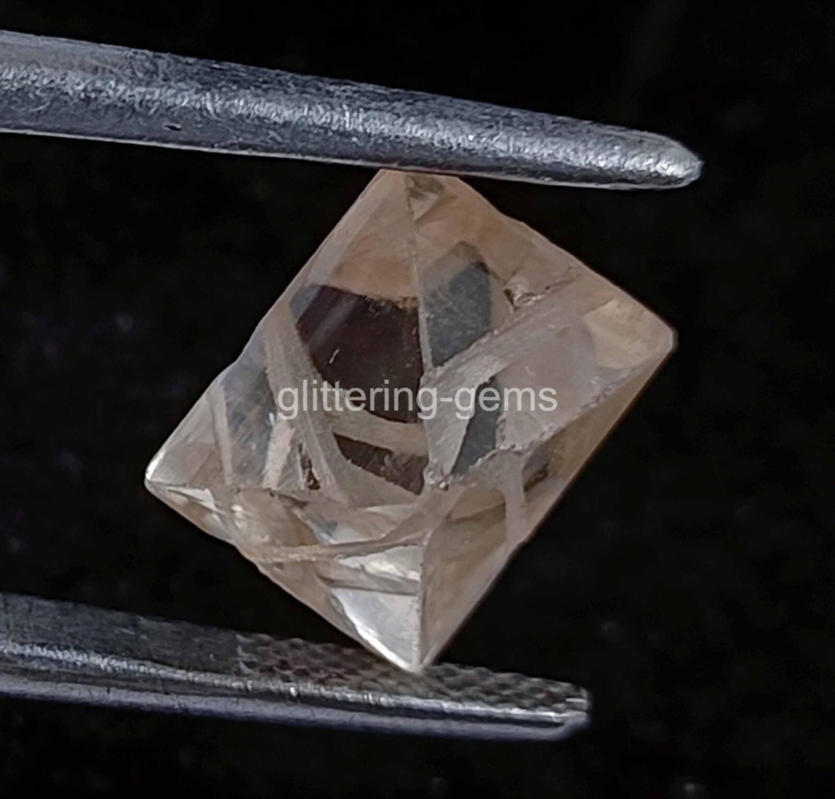 Refs 4 CARAT/ 【F】 4 Ct Rare Diamond-Facet Colorless F-Color CVD Certified FL