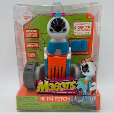 HEXBUG MOBOTS FETCH - Remote Control Record Your Voice Talking Robot Kit Toy NEW