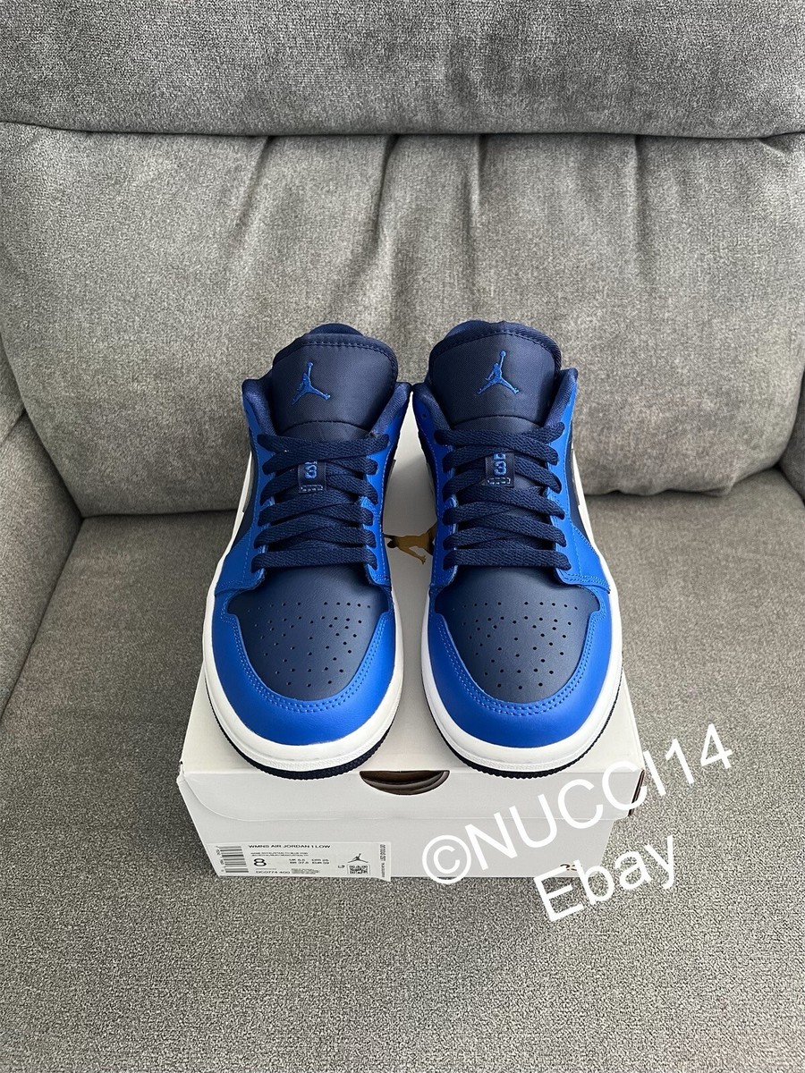Nike Air Jordan 1 Low Game Royal Blue Void Size 8 Womens with