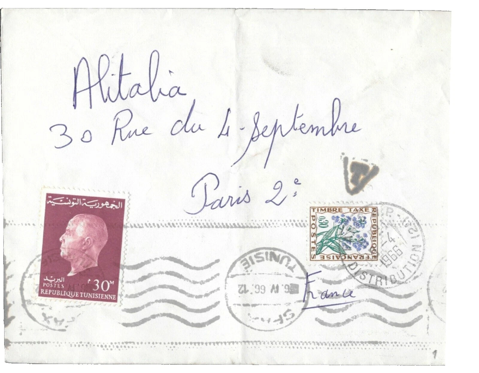 Historia Postal Sellos tunecino