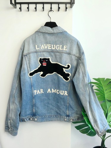MINT GUCCI LIGHT BLUE DENIM JACKET 