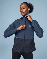 On Weather Core Running Jacket - Women's Medium  200.00 Navy Blue