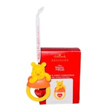 2021 "Baby's First Christmas" Ornament Disney Winnie The Pooh Hallmark Nina Rube