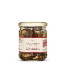 Summer Black Truffle Slices Carpaccio 140 gr Scorzone Truffles Aestivum Umbria
