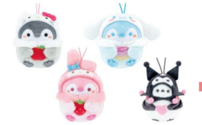 Koupen Chan x Sanrio Characters Plush Mascot Key Chain Penguin