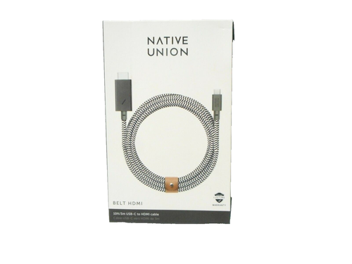 NEW Native Union - 10' External Video Adapter (USB-C to HDMI cable) - Zebra - Picture 2 of 4