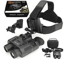 Helmet-Mounted Flip-Up Night Vision Binoculars - Infrared 3D Tactical Gear
