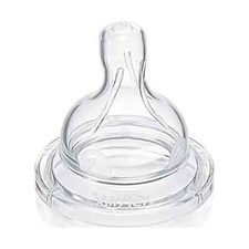 Philips AVENT BPA Free Slow Flow Classic Nipple, 3 2-Pack