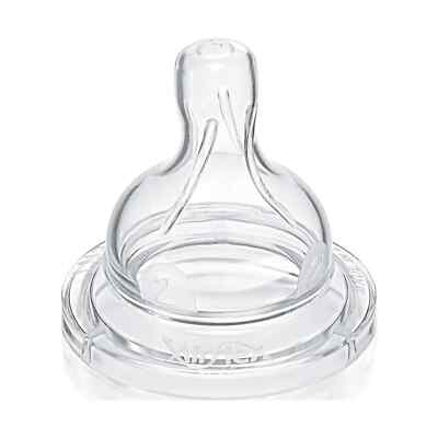 Philips AVENT Slow Flow Sauger - 2 Stück Classic Sauger Für Flaschen