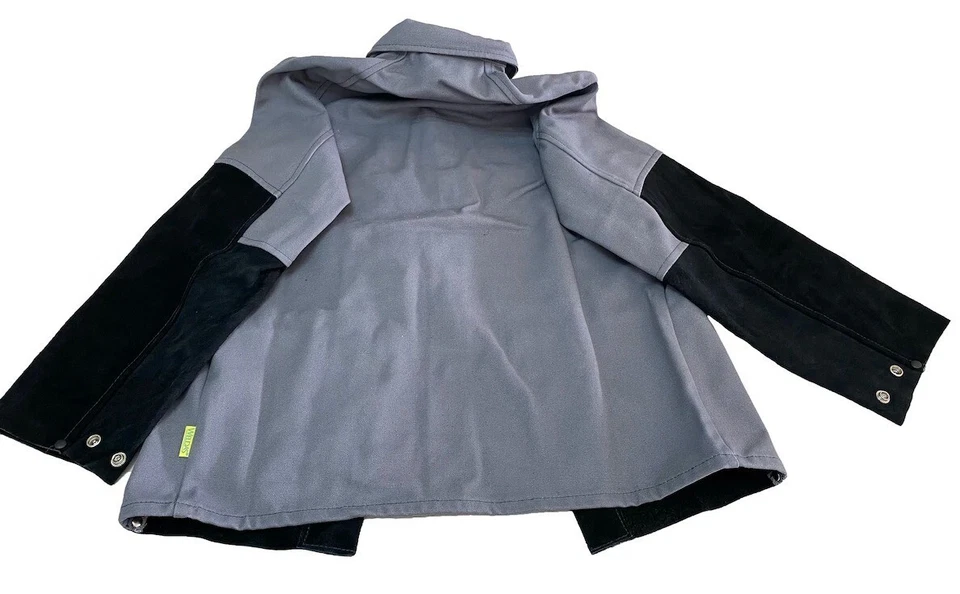 Flame Resistant Coverall Fire Proof Jackets Knight Cow Leather Clothing Protect - Image 4 of 4