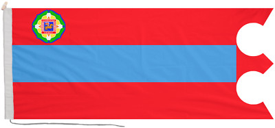 Sukhbaatar Flag with Rope and Toggle - Handmade in the UK