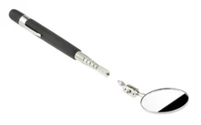 2" Telescopic Telescoping Round Inspection Mirror Flexible Neck Extend 6" to 33"
