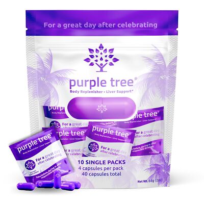 purple tree Post-Celebration Wellness | Liver Support, Hydration & Replenishe...