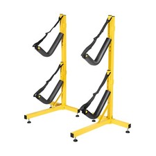 Double Kayak Storage Rack Free Standing Storage for 2 Kayak, SUP and Canoe