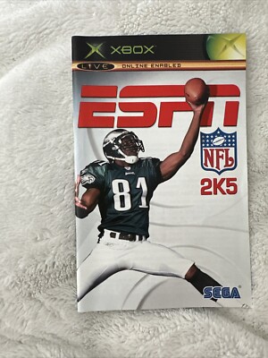 XBOX Manual Only ESPN NFL 2K5 