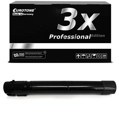 3x PRO Patrone BLACK f�r Lexmark X-950-DE X-954-DE X-954-DHE