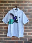 Camisa Polo Modelo Mizuno Ivan Lendl De Colección Blanca Tenis Gráfica Nueva Con Etiquetas Para Hombres M RARA