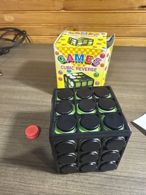 Games Cubic Reverse Puzzle Cube Brainteaser Fun Gift