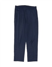 ASICS Womens Graphic Tracksuit Trousers UK 14 Medium Navy Blue AN07