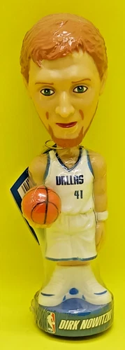 NBA 2007 Bobble Pops Dirk Nowitzki Dallas Mavericks Bobblehead Collectible