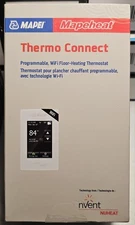 Mapei 2855301 Programmable Dual-Voltage Radiant Floor Heating Thermostat WiFi