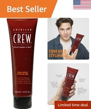 Alcohol-Free Men's Hair Styling Gel - Non-Flaking, Firm Hold for All Hair Types
