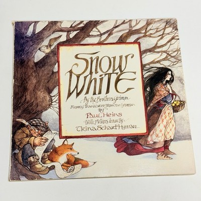 SIGNED Trina Schart Hyman Snow White 1974 1st Edition PB Brothers Grimm