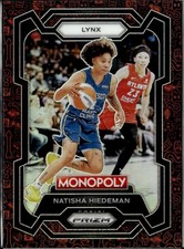2024 Panini Prizm Monopoly WNBA #62 Natisha Hiedeman Red Classic Icons Prizms