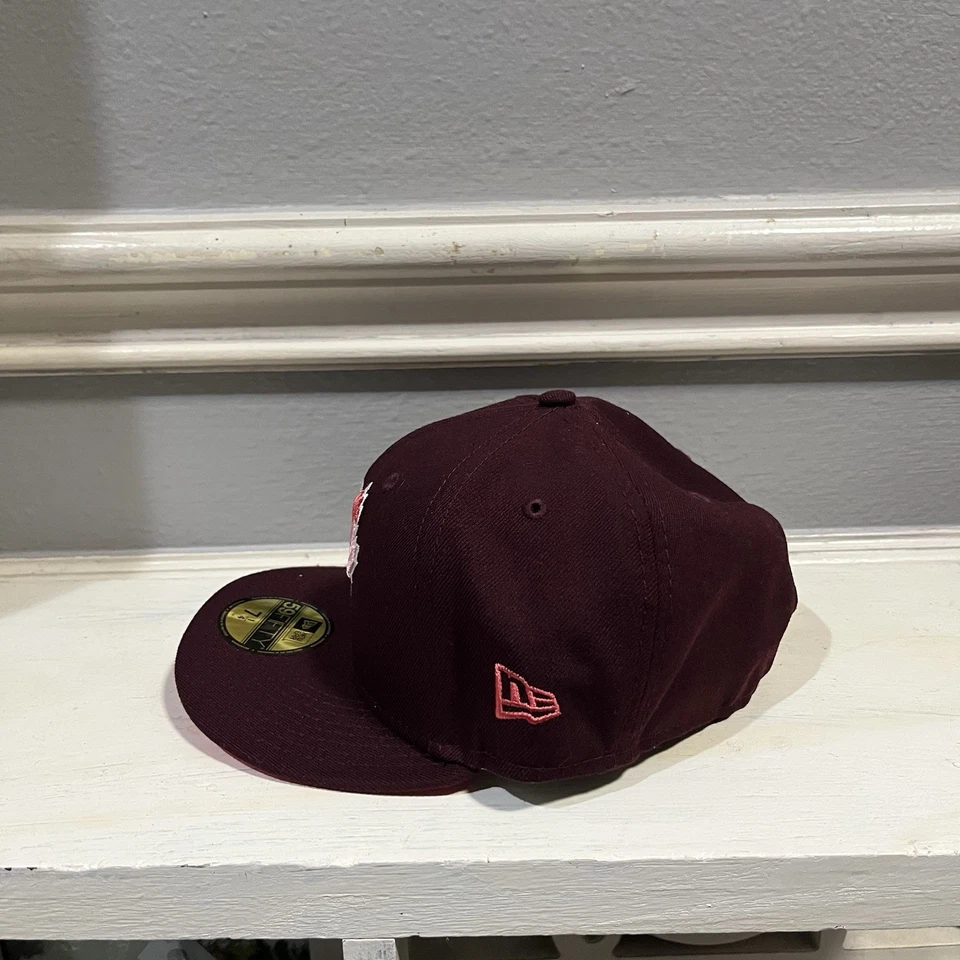 New Era Toronto Blue Jays 10th Anniversary 7 1/2 Pink Undervisor 59Fifty MLB - Image 4 of 4