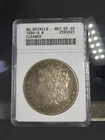 1884-S MORGAN ANACS SOAP BOX AU DETAILS.