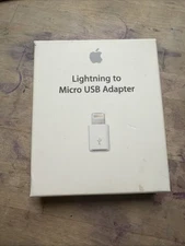 Apple MD820ZM/A Lighting to Micro USB Adapter - White