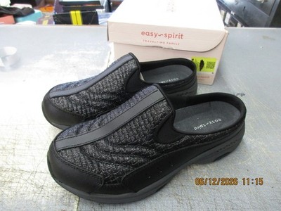 New Easy Spirit Womens Shoes Size 9 WW Black SE Travel Time 685 Slip On