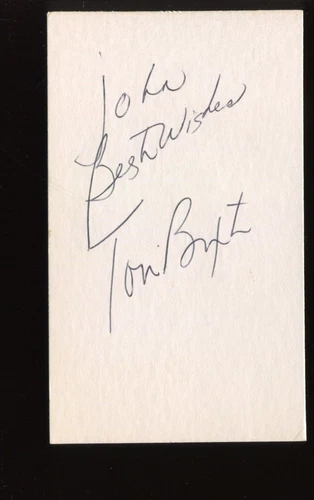 Toni Braxton American singer-songwriter and actress Signed  Card DC5483