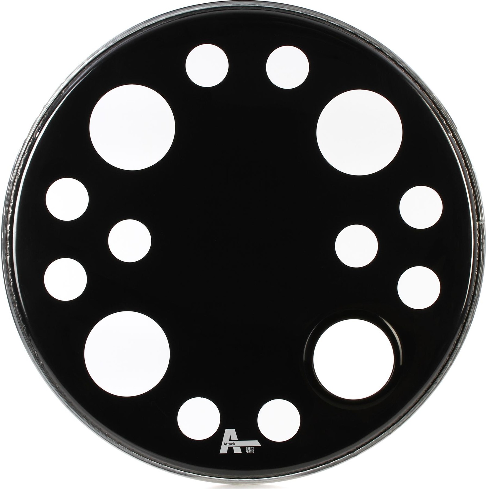 Attack Orbit Bass Drumhead - 22 - Резонансный - Портированный 9690₽
