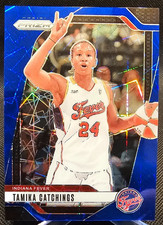 Tamika Catchings 2024 Panini WNBA Prizm Blue Velocity #40 Indiana Fever