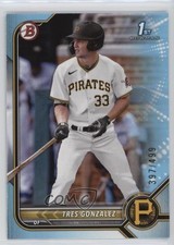 2022 Bowman Draft Sky Blue 397/499 Tres Gonzalez #BD-157 bc8