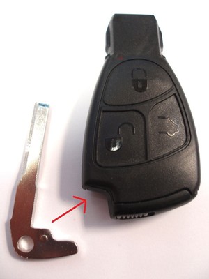 RFC HU64 Schlüsselblatt für Mercedes A B C E S SL CL CLK SLK G CLS Vito Fernbedienung