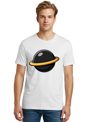 Saturn-3 Mens Graphic Tee, 100% Cotton, Casual Summer Wear