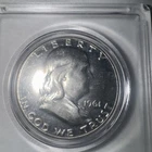 Choice BU 1962-P Franklin Silver Half Dollar Uncirculated Philadelphia (7424)