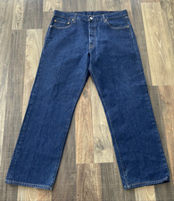 Levi's 501xx Dark Wash Blue Jeans Size W36 L30 Vintage