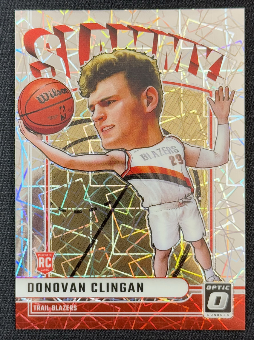 2024-25 Panini Donruss Optic Donovan Clingan RC Rookie Slammy Velocity Prizm #16