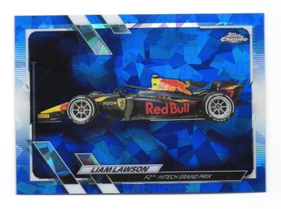 2021 Topps Chrome Blue Sapphire Liam Lawson F2 Hitech GP #126