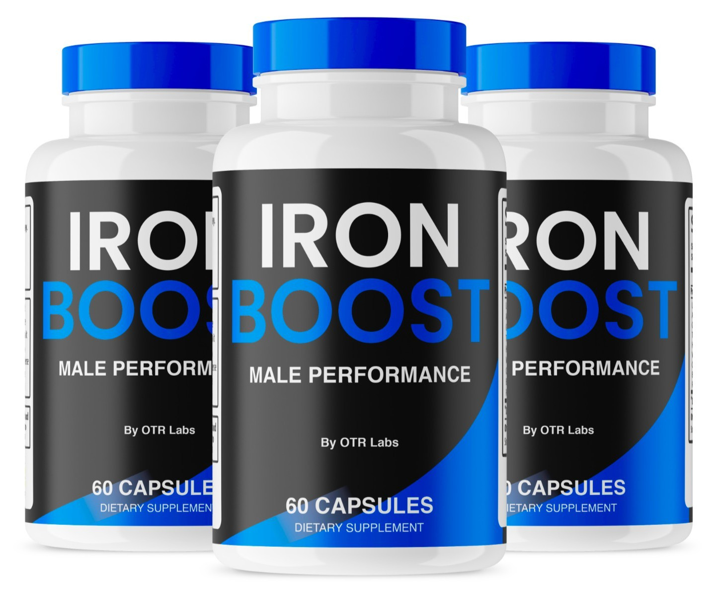 Booster Male Performance, Ironboost Capsules For Men (180 Pills 3 Pack)