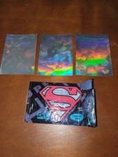 1996 Skybox Fleer Superman Holo Series H1 H2 H3 Insert Set Hologram Silver Wrap
